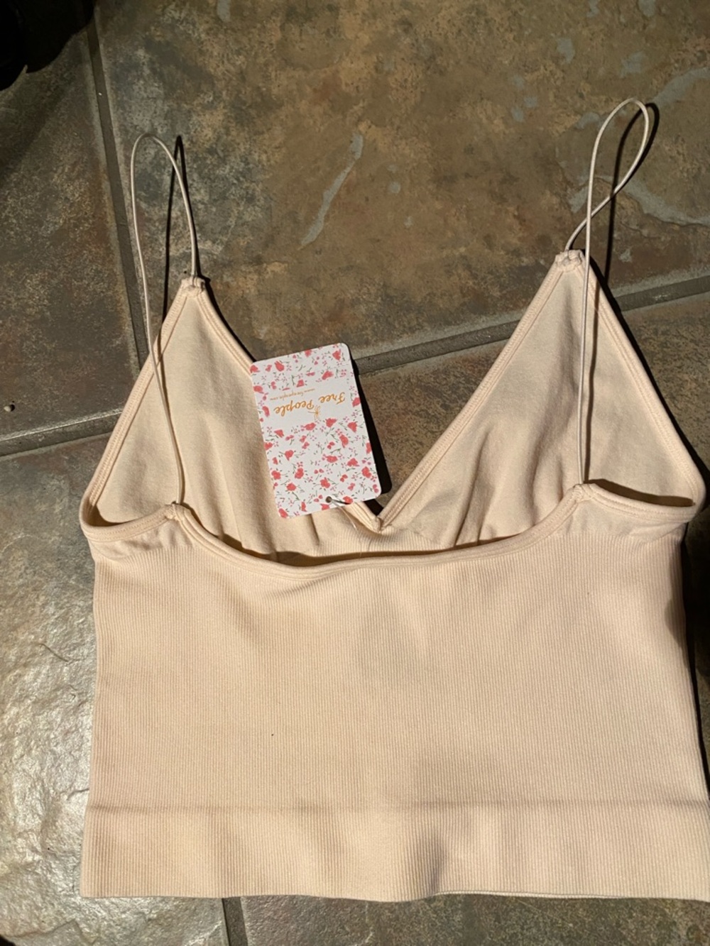 Free People Ribbed V-Neck Brami - Picture 6 of 6